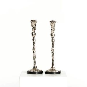 Michael Aram Molten Candle stick set   New With Tags includes box and dust bag